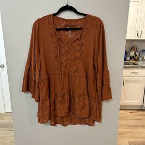 Cupio Lace Detail Top